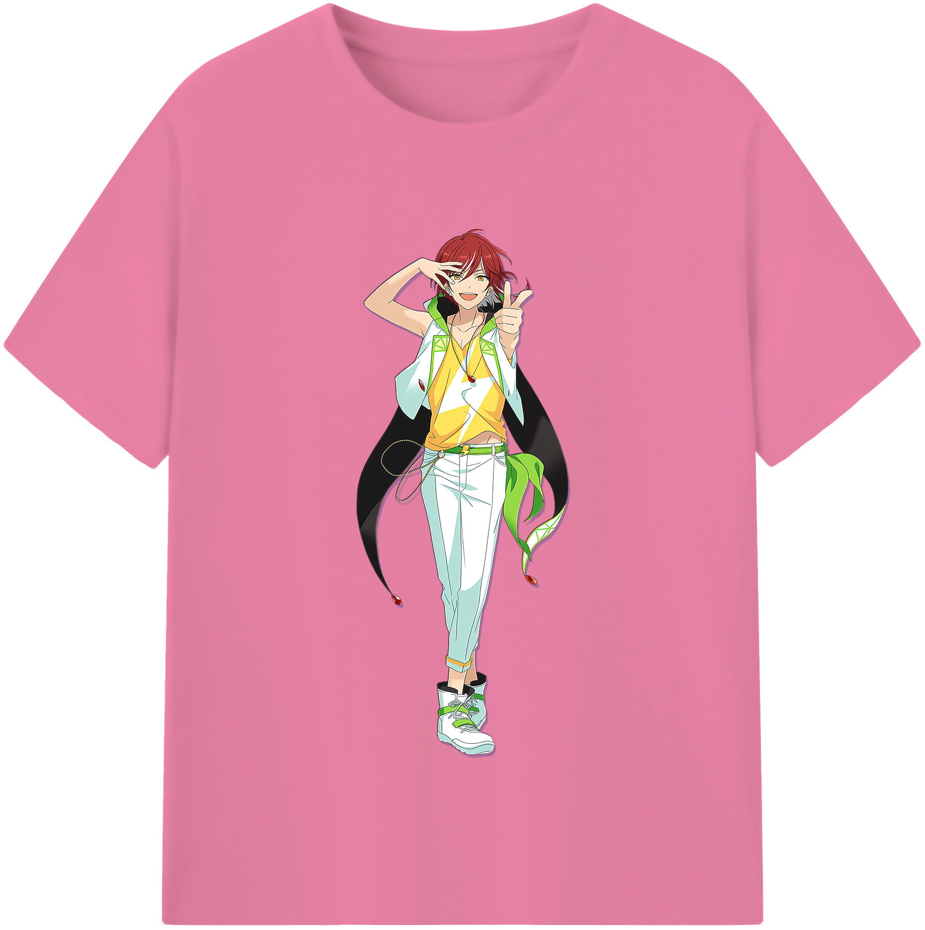 （画像用） あんさんぶるスターズ! Ensemble Stars 綿100％半袖Tシャツ（フロントプリント）